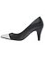 Wide Width Pointed Cap Toe Pump by Lane Bryant