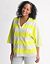 Plus Size Draped Sleeve Striped Hoodie by Lane Bryant