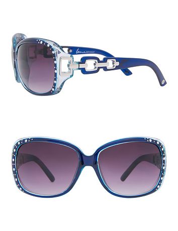 Embellished frame sunglasses by Lane Bryant