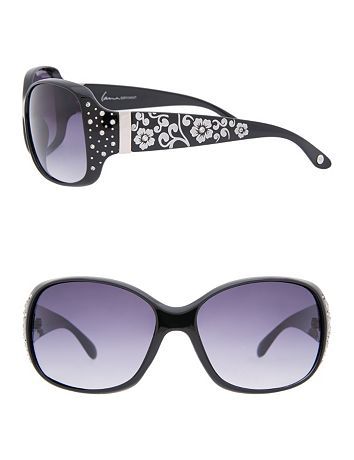 Etched floral sunglasses by Lane Bryant