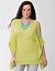 Lane Collection cold shoulder poncho
