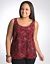 Shadow leopard sleeveless top by DKNY JEANS