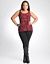 Shadow leopard sleeveless top by DKNY JEANS
