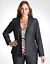 Refined denim suit jacket