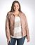 Plus Size Faux Leather Zip Jacket by Lane Bryant