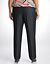 Full figure refined denim ankle pant
