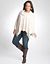 Plus size cowl neck poncho sweater by DKNY JEANS