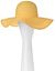 Floppy hat with macram&eacute; trim by Lane Bryant