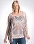 Studded paisley poncho by Seven7