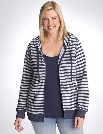 Striped hoodie by Seven7