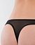 Floral embroidered thong panty by Cacique