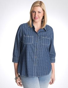 Floral button down shirt by Seven7