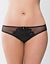 Satin & lace tanga panty by Cacique