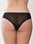 Satin & lace tanga panty by Cacique
