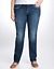 Frayed trim skinny jean by Seven7