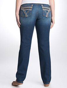 Frayed trim skinny jean by Seven7