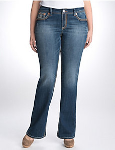 Double stitch bootcut jean by Seven7