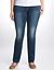 Embellished sateen skinny jean by Seven7