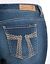 Embellished sateen skinny jean by Seven7