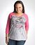 Full Figure Baseball Tee by Lane Bryant