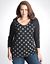 Star burnout hoodie by Lane Bryant