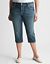 Full Figure Embellished Denim Capri by Lane Bryant