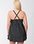 Polka dot keyhole tankini top by Cacique