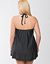 Polka dot keyhole tankini top by Cacique