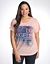 Plus Size Los Angeles Shirred Side Tee