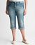 Plus Size embellished cuffed capri