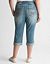 Plus Size embellished cuffed capri