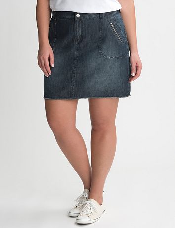 Full Figure Denim Scooter by Lane Bryant