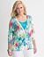 Plus Size Sequin Floral Cardigan by Lane Bryant