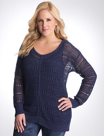 Metallic pullover sweater by DKNY JEANS