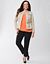 Leather Trim Cropped Jacket by Lane Bryant