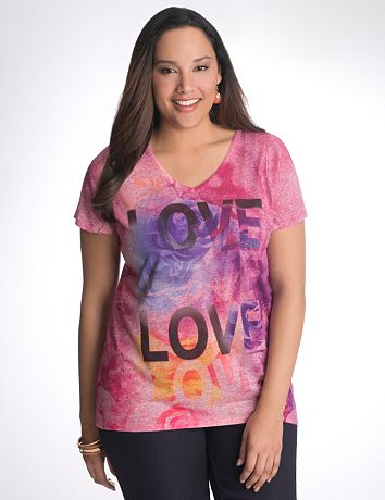 Plus Size High Low Tee by Lane Bryant