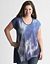 Asymmetric cloud top by DKNY JEANS