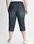 Knit waistband capri