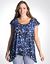 Sequin stripe tee by DKNY JEANS