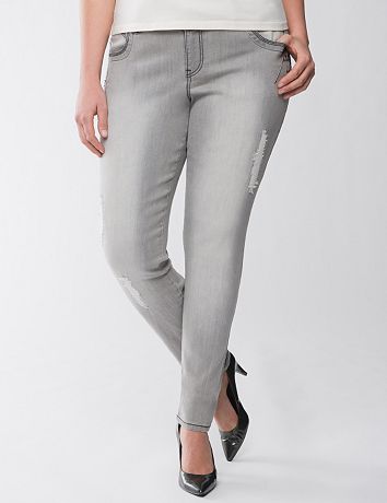 Distressed Embellished Jean by Lane Bryant
