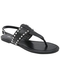 Lane Bryant T-strap studded sandal