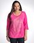 Plus Size Studded Scroll Tee by Lane Bryant