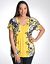 Studded floral top by Lane Bryant