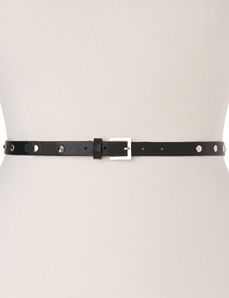 Studded Skinny Belt