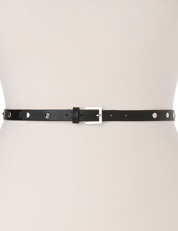 Studded Skinny Belt
