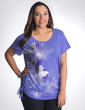 Full Figure Butterfly Tunic by Lane Bryant