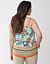 Full figure Lane Collection grosgrain print tank