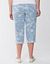 Tie dye denim capri