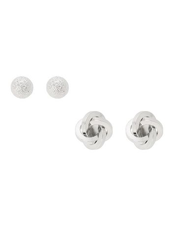 Ball & knot earring duo by Lane Bryant