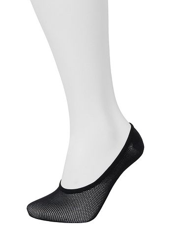 Basket Weave Foot Liners Sock Set by Lane Bryant